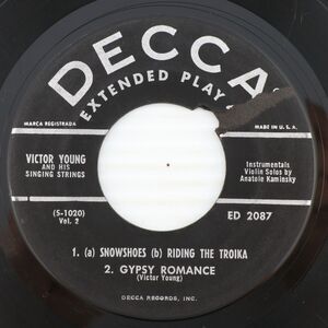 Victor Young - Gypsy Magic Vol. 2 - 1953 45 rpm EP Vinyl Record ED 2087